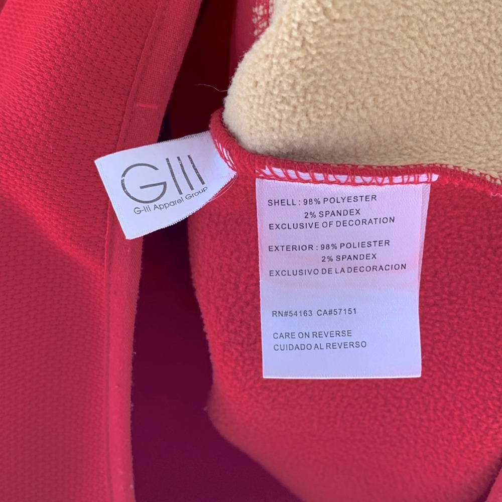 San Francisco 49ers Performance Fleece Zip Up Jacket - Picture 5 of 11
